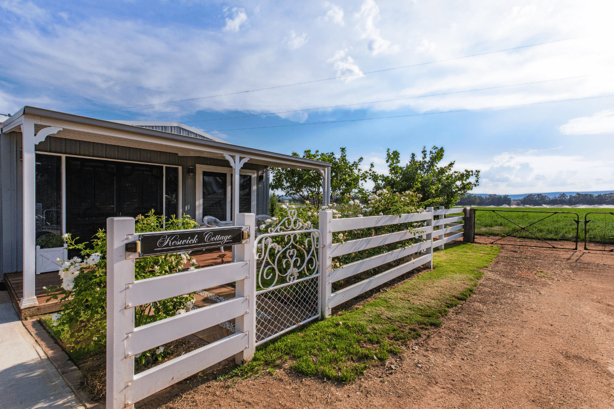 kesswick cottage front view with sign